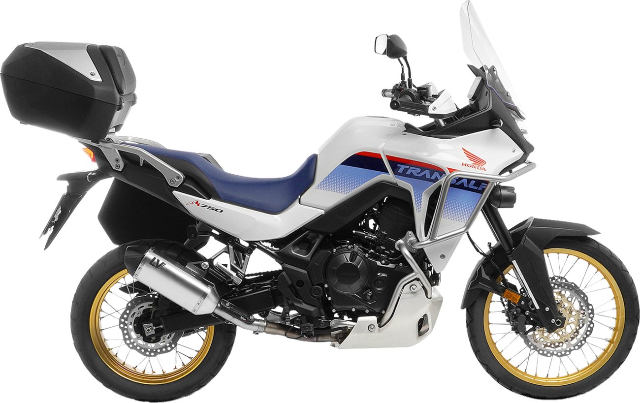 LeoVince LV-14 Slip-On Muffler - Titanium - Honda XL 750 Transalp