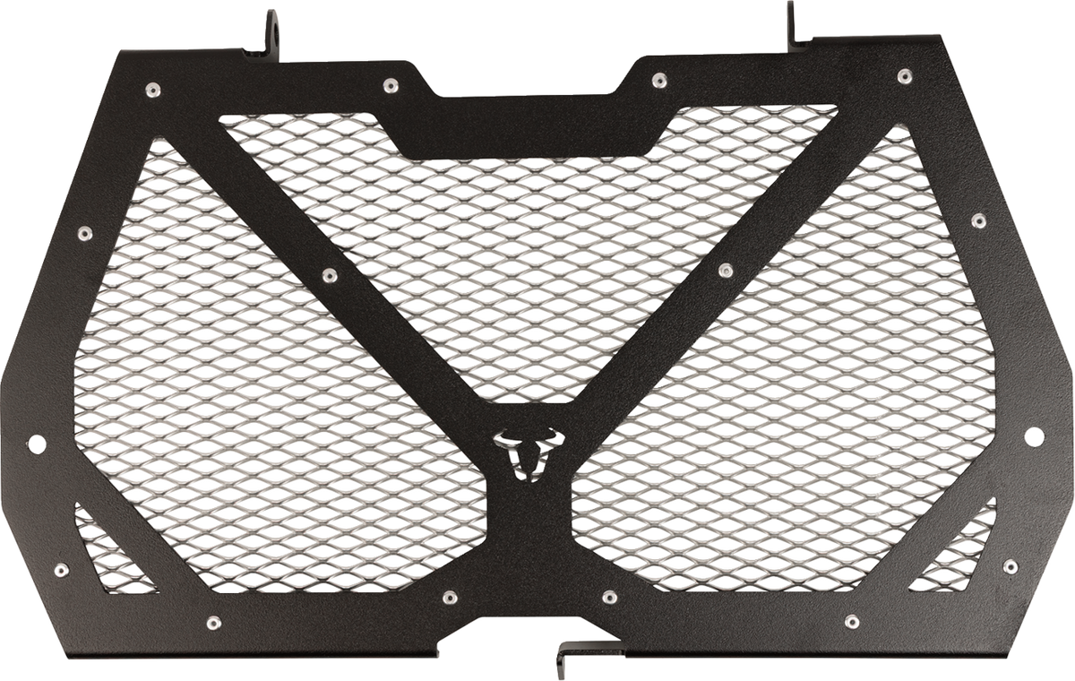 SW-Motech Radiator Guard - Black/Silver - Kawasaki