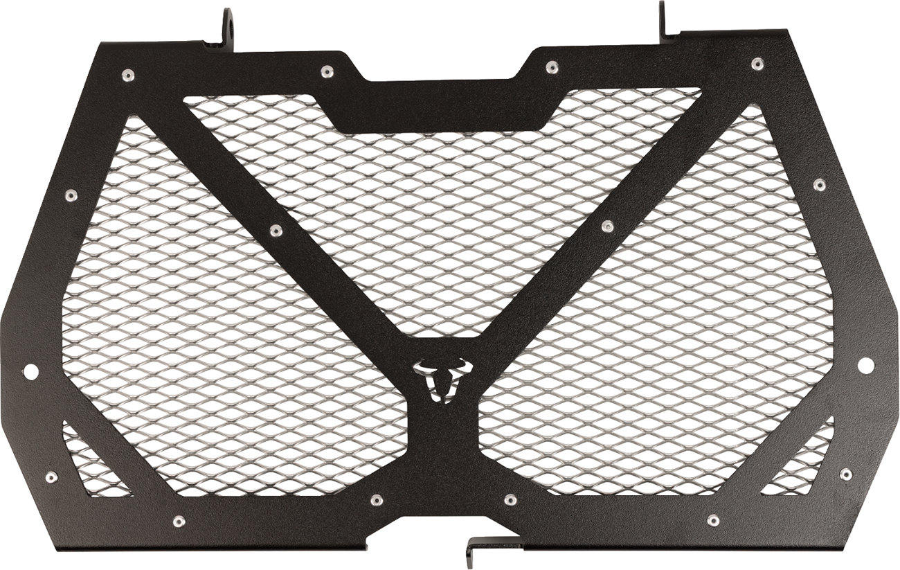 SW-Motech Radiator Guard - Black/Silver - Kawasaki