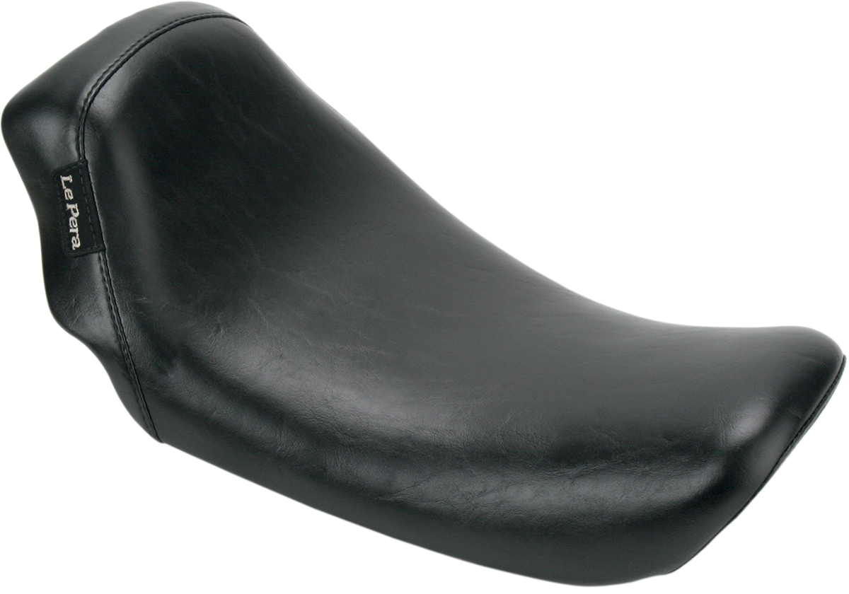 Le Pera Bare Bones Solo Seat - Smooth - Black - Dyna '06-'17