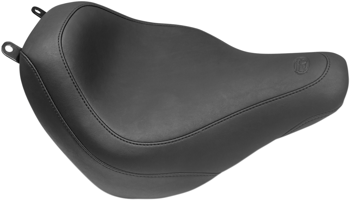 Mustang Seat - Wide Tripper™ Solo - Without Backrest - Smooth - Black