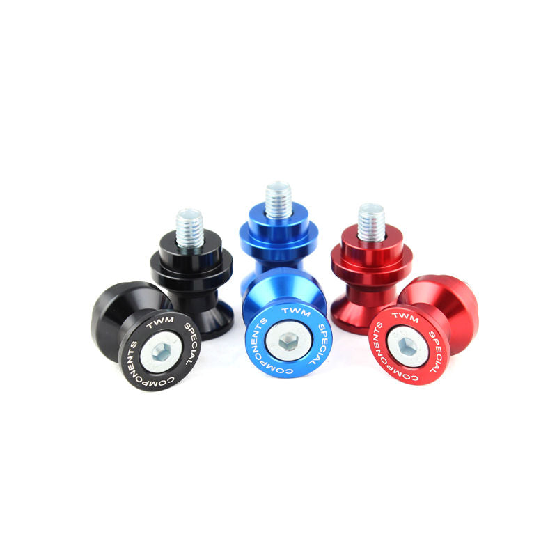 TWM CNC Aluminum Billet Swing Arm Rear Stand Spools for Panigale V4 2025