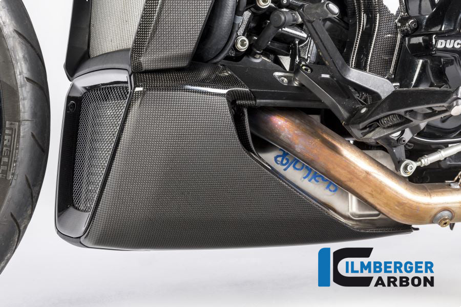 Ilmberger Carbon Belly Pan Left Ducati XDiavel 2016 - Gloss