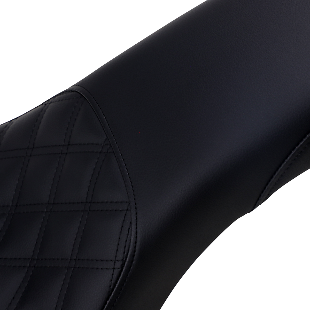 Saddlemen Profiler Seat - Front Lattice/Rear Smooth - Black - FX '18-'24