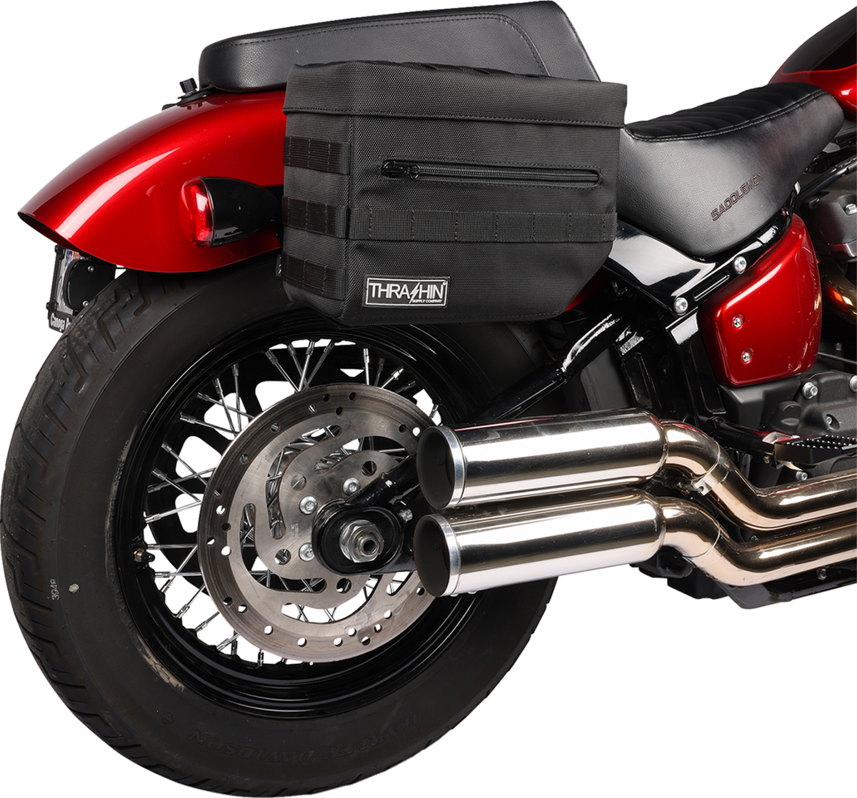 Thrashin Supply CO. Essential Saddlebags - Black