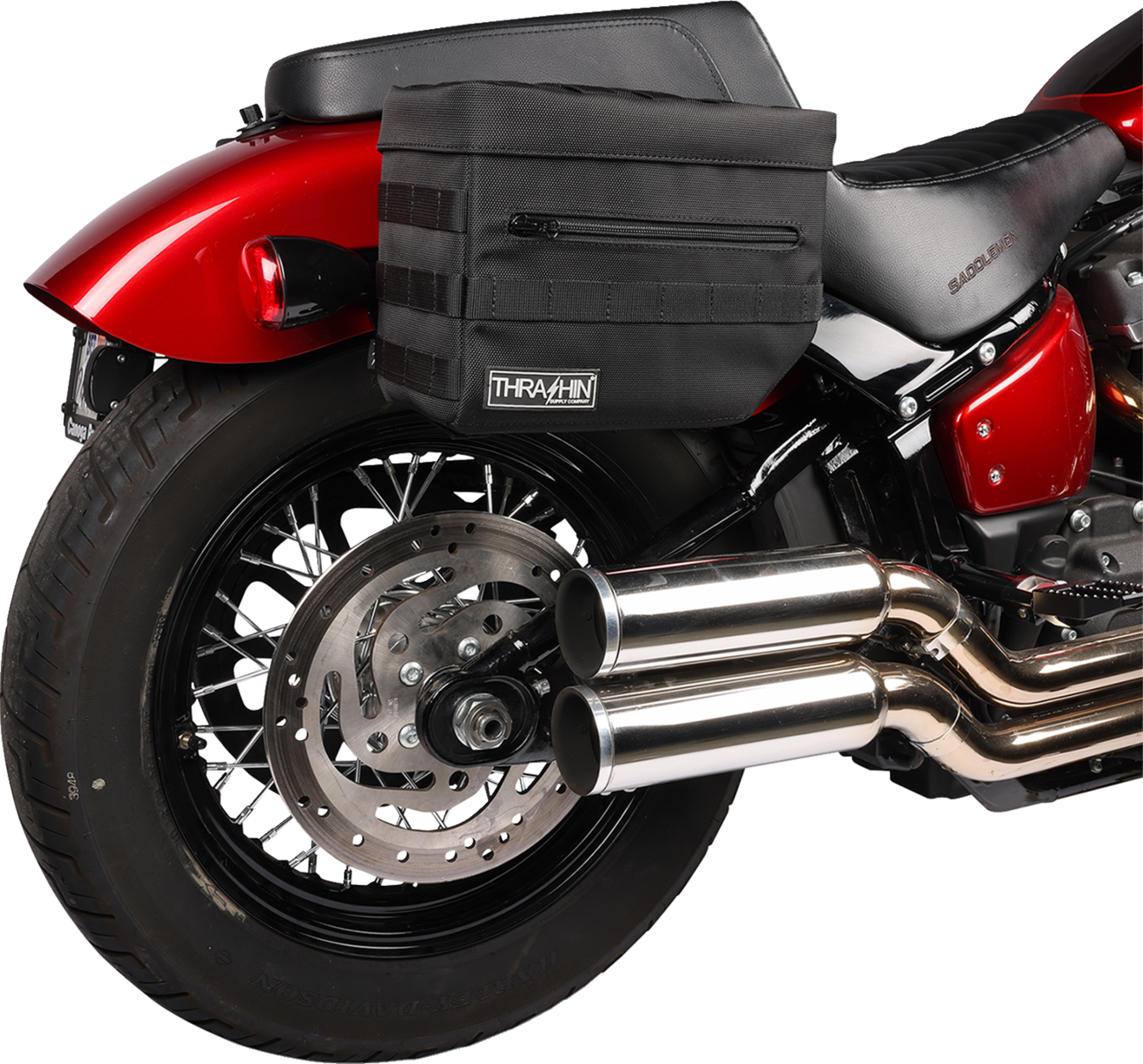 Thrashin Supply CO. Essential Saddlebags - Black