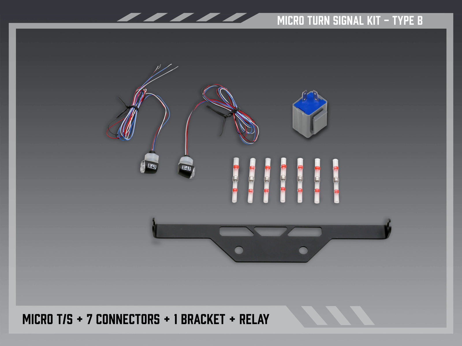 Yoshimura Type B Micro Signal Kit For V2 Fender Eliminators