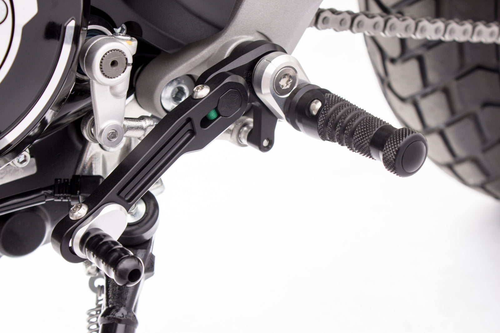 Gilles Tooling Footrest System RCT10GT D05 Black-Silver