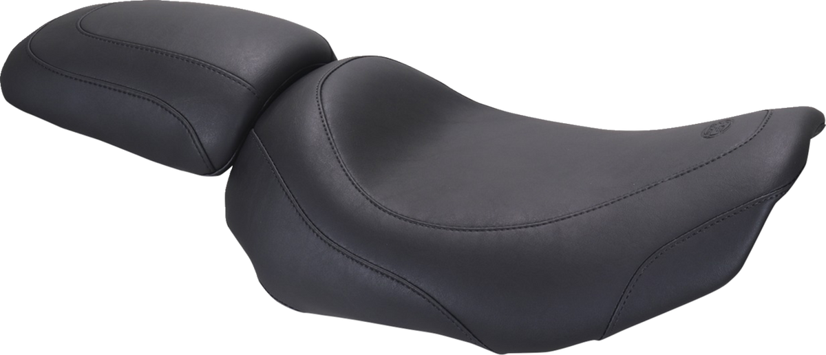 Mustang Padded Passenger Cowl - Black - Smooth - FLH/FLT '23-'25