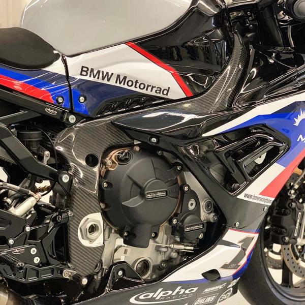 Alpha Racing Carbon Fiber Frame Cover Set For BMW S1000RR M1000RR