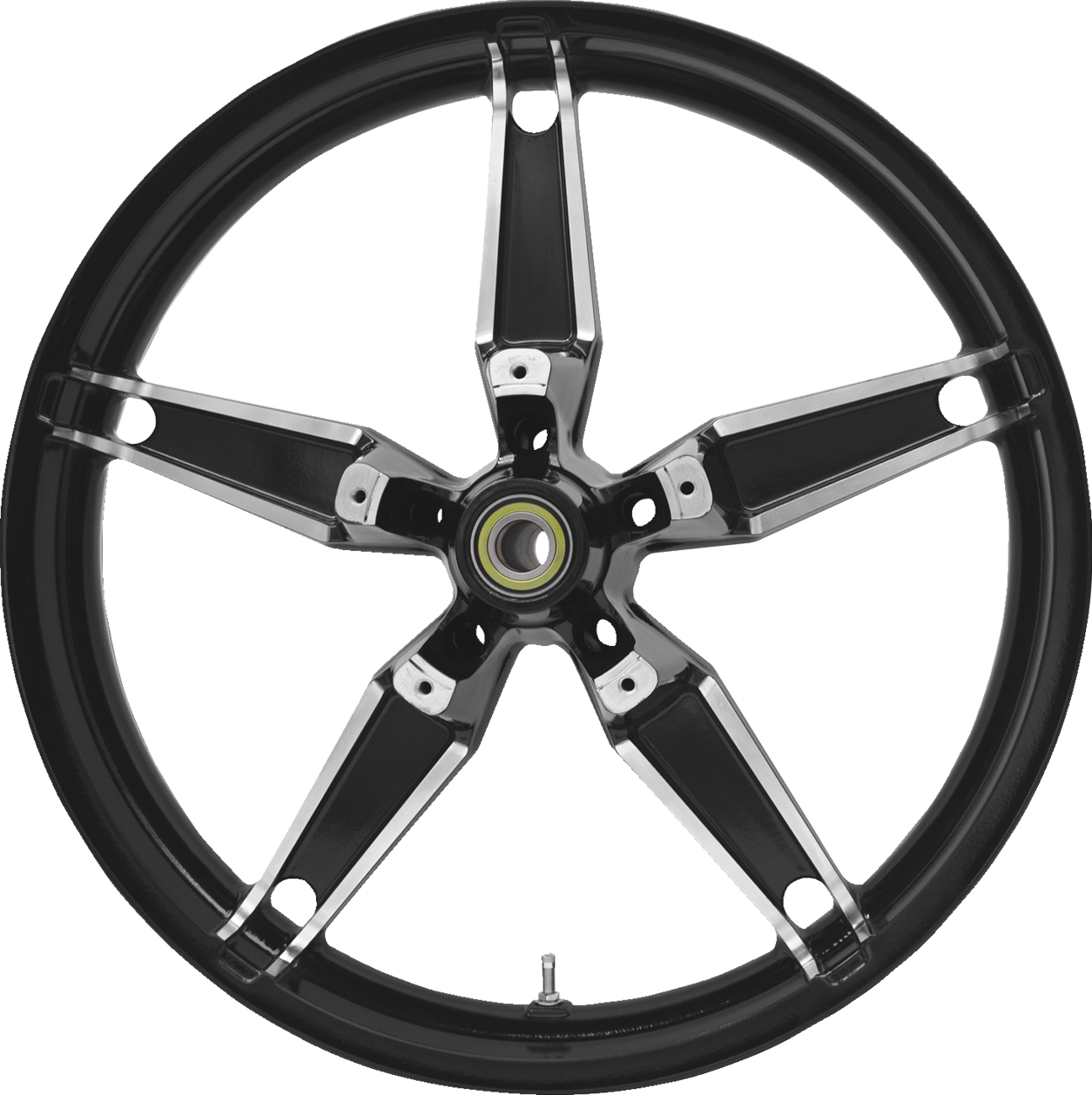 Coastal Moto Wheel - Daytona - Front - Dual Disc/With ABS - Black Cut - 21x3.5