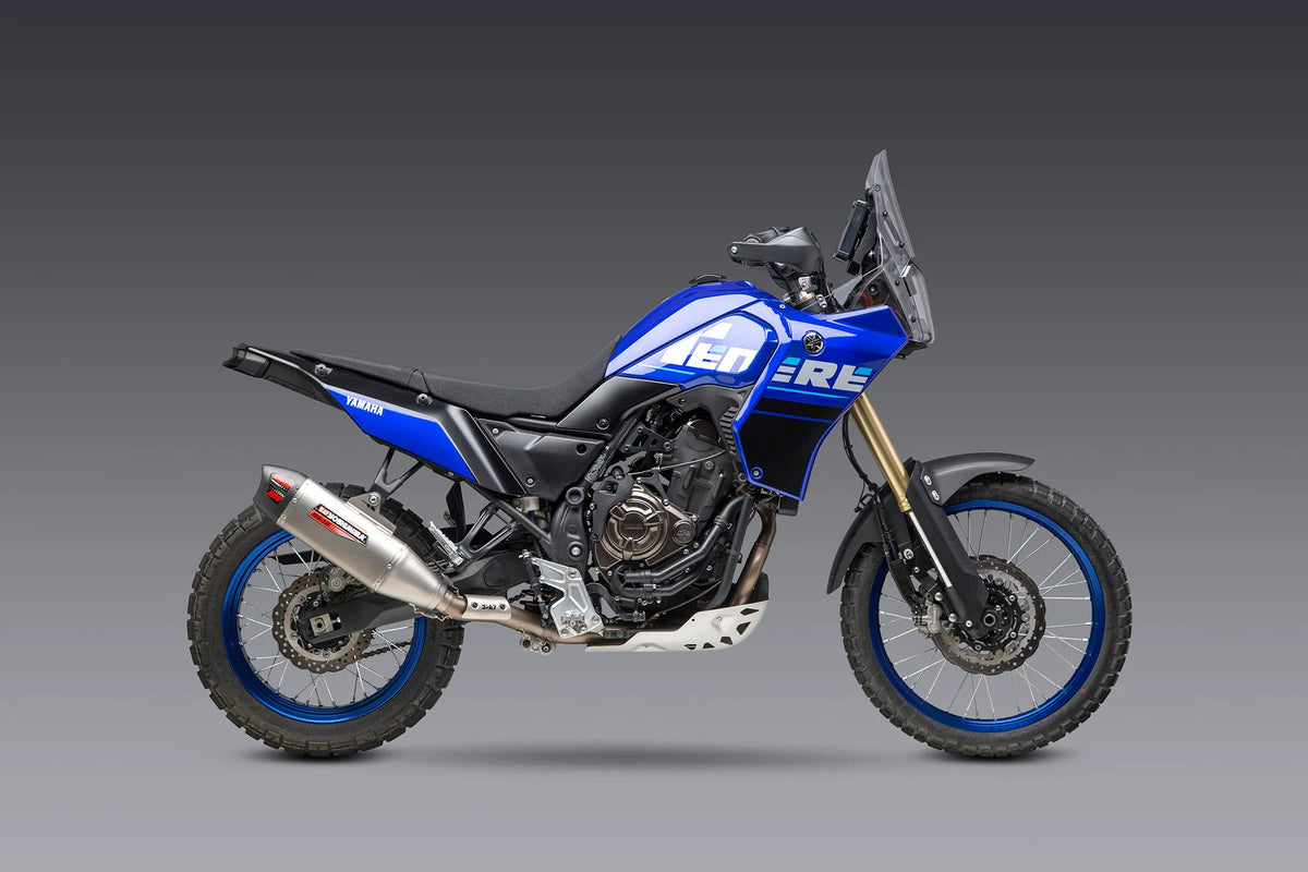 Yoshimura TENERE 700 21-26 RS-12 Stainless Full Exhaust, W/ Stainless Muffler