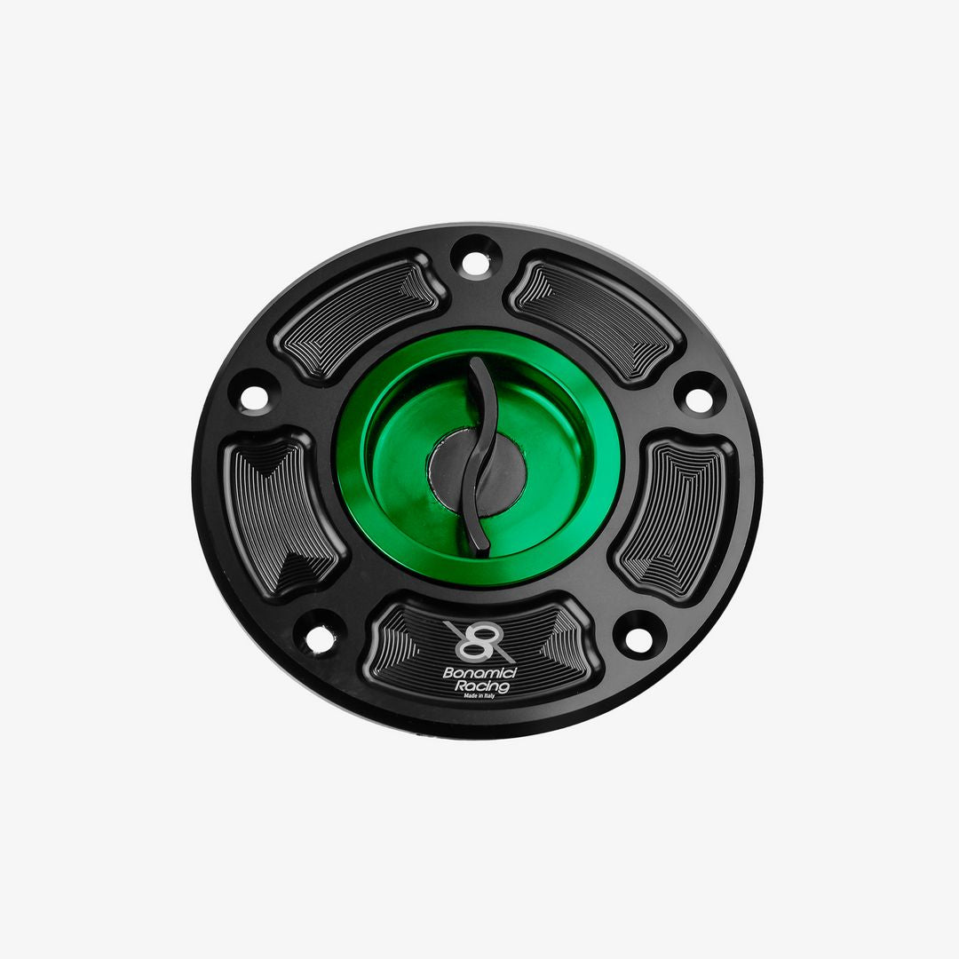 Bonamici Racing Tank Cap - Suzuki GSX-R 600-750-1000 - GSX-S 750-1000 - GSX-8S-8R - Green