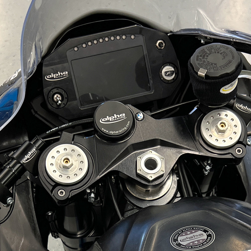 Locking cover OEM triple clamp