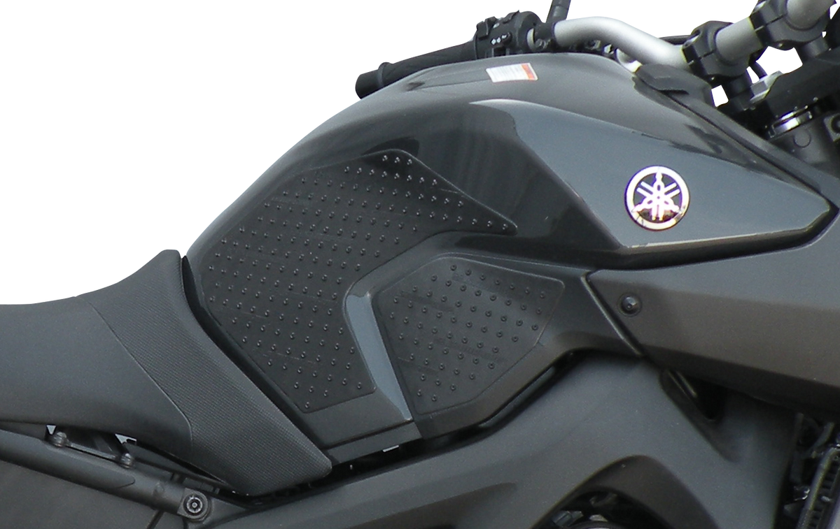 StompGrip Tank Grips - Volcano - Black - Yamaha - FZ/MT '14-'20