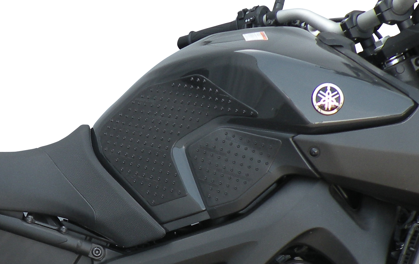 StompGrip Tank Grips - Volcano - Black - Yamaha - FZ/MT '14-'20