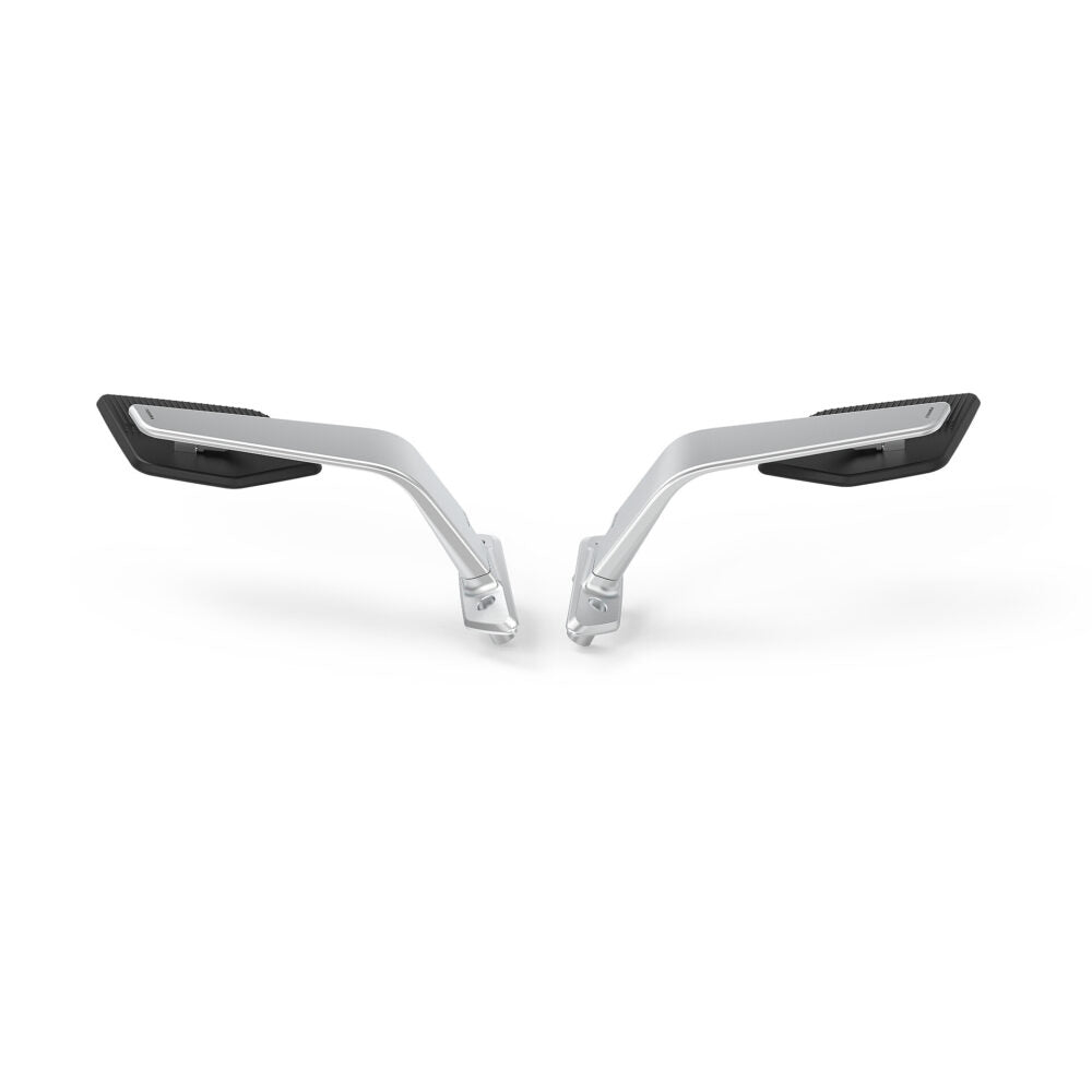 Rizoma Stealth Max - Silver / Left / Right