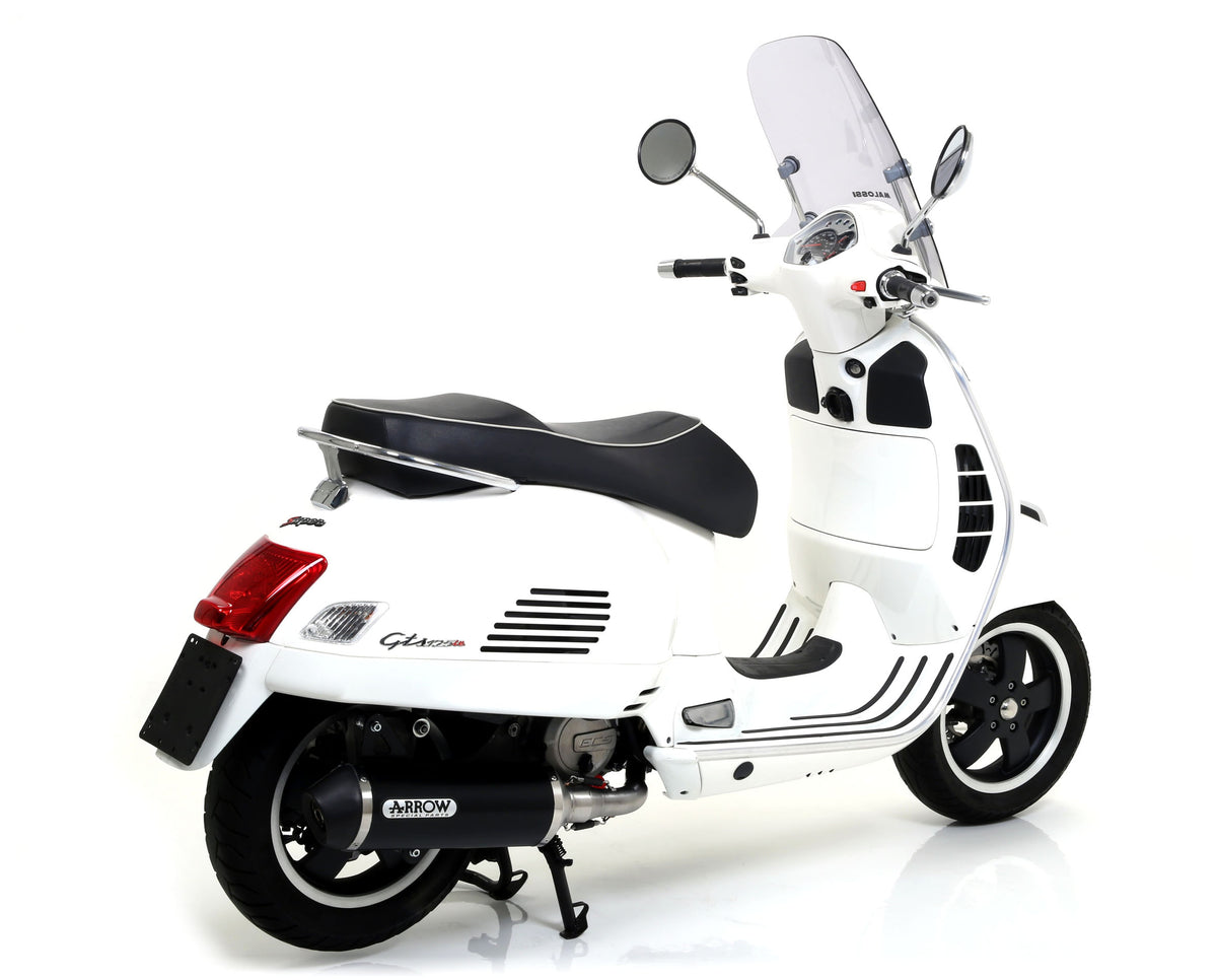 Race-Tech Aluminium Dark" Slip On With Steel "Dark" End Cap"