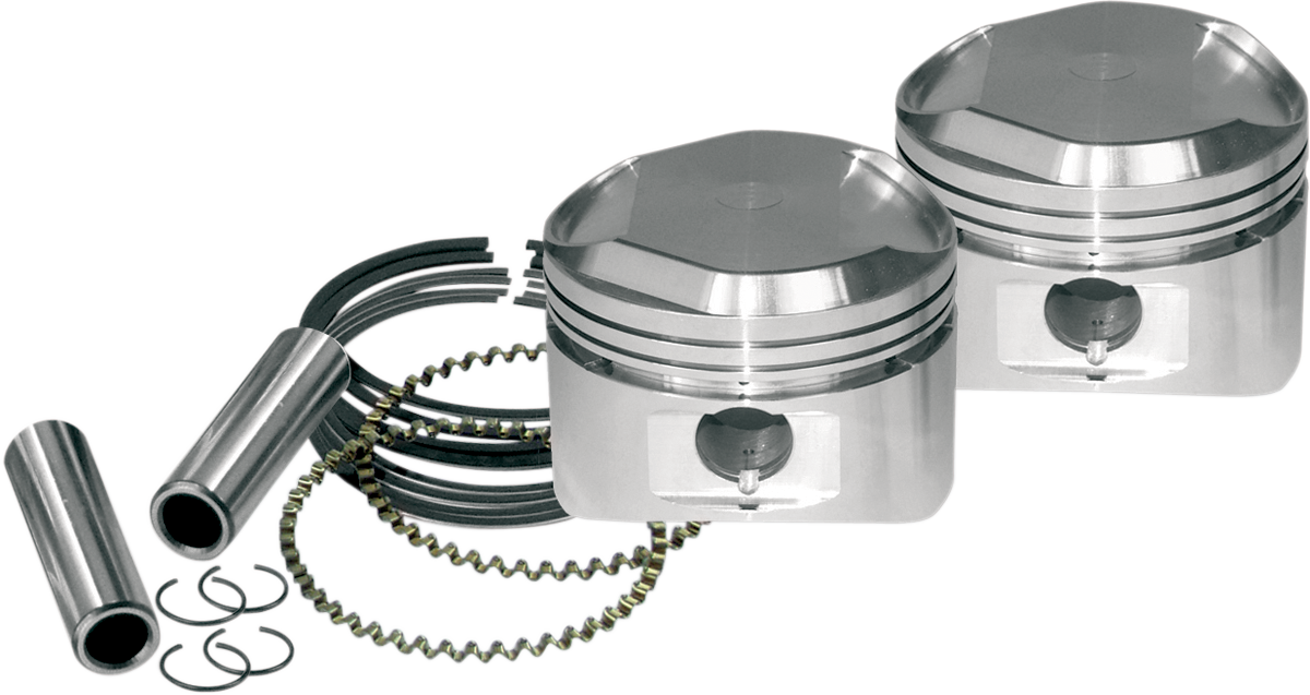 S&S Cycle Piston Kit - For S&S Super Stock® Cylinder Heads - XL 1200 - Standard