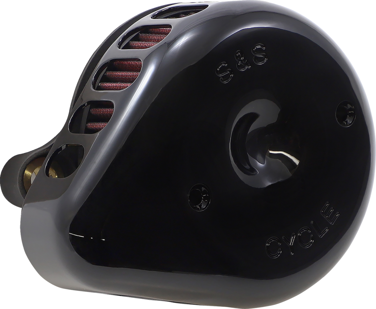 S&amp;S Cycle Mini Teardrop Stealth Air Cleaner Kit - Gloss Black