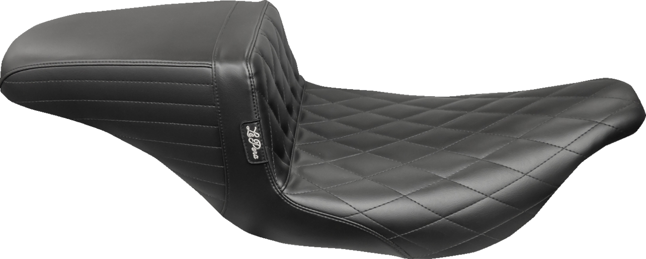 Le Pera Kickflip Seat - Diamond - Black - FL '97-'07