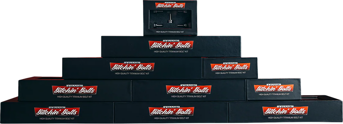 Trask Bitchin' Bolts Hardware Kit - Titanium - M8 - Complete Driveline