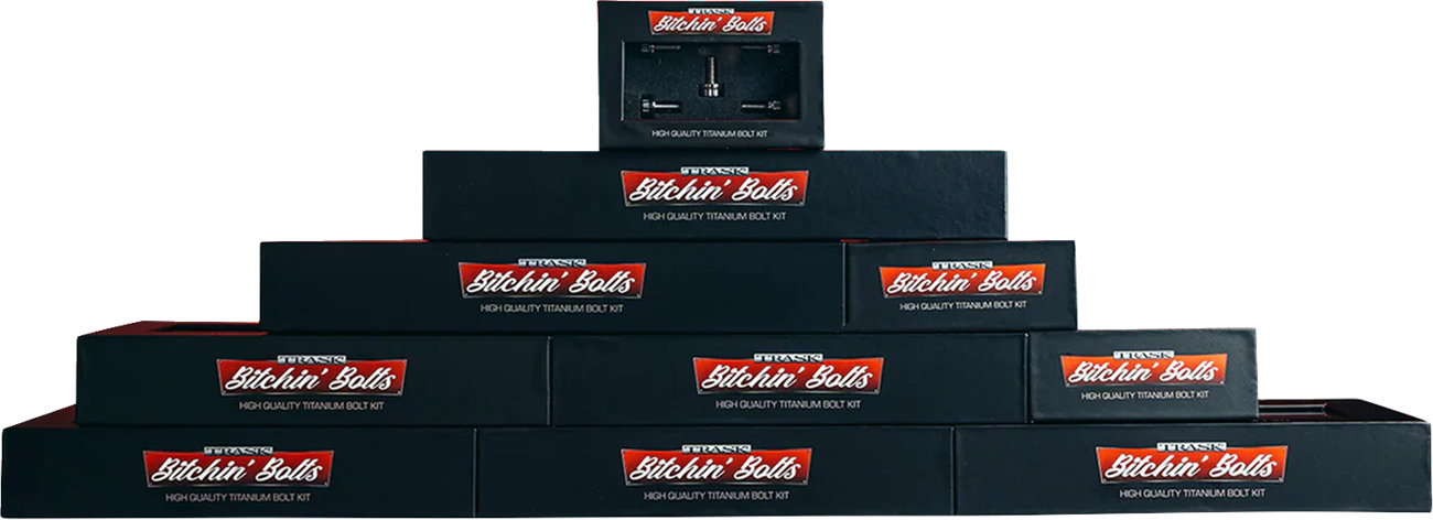 Trask Bitchin' Bolts Hardware Kit - Titanium - M8 - Complete Driveline
