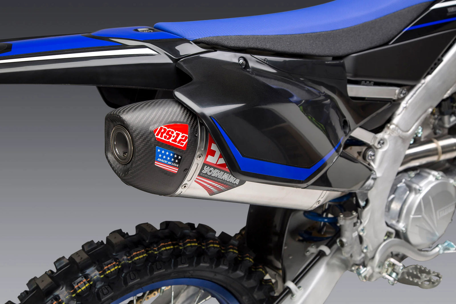 Yoshimura YZ450F 20-22 / WR450F 21-23 RS-12 Stainless Full Exhaust, W/ Aluminum Muffler