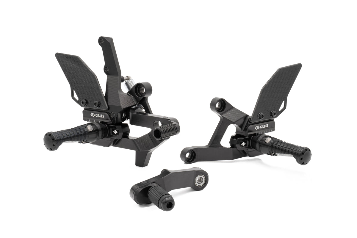 Gilles Tooling Footrest System VCR38GT2, Black