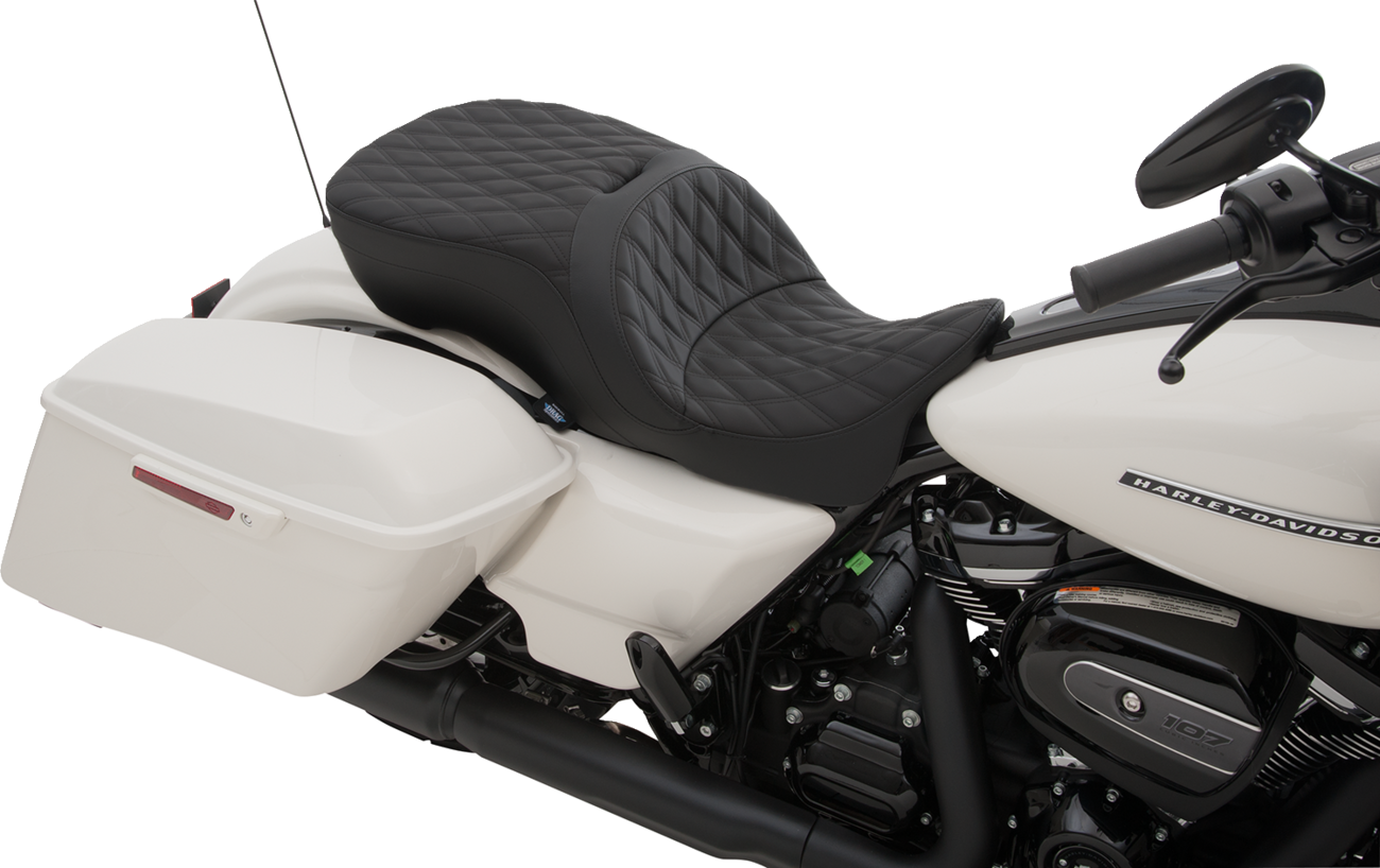 Drag Specialties Seats Touring Seat - Double Diamond - Forward - FL '09-'23