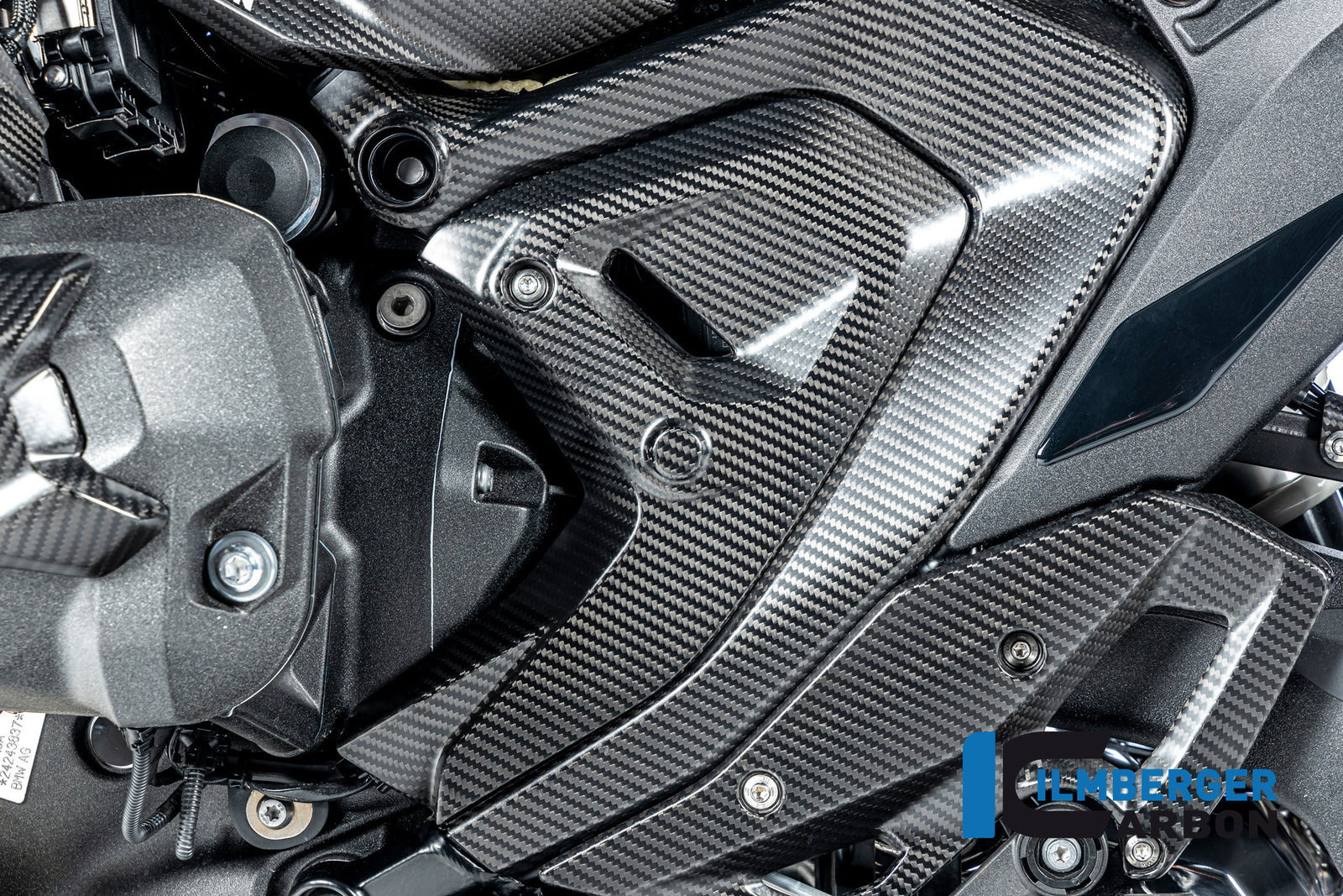 Ilmberger Carbon Triangular Frame Cover Left BMW R 1300 GS - Matte / Twill