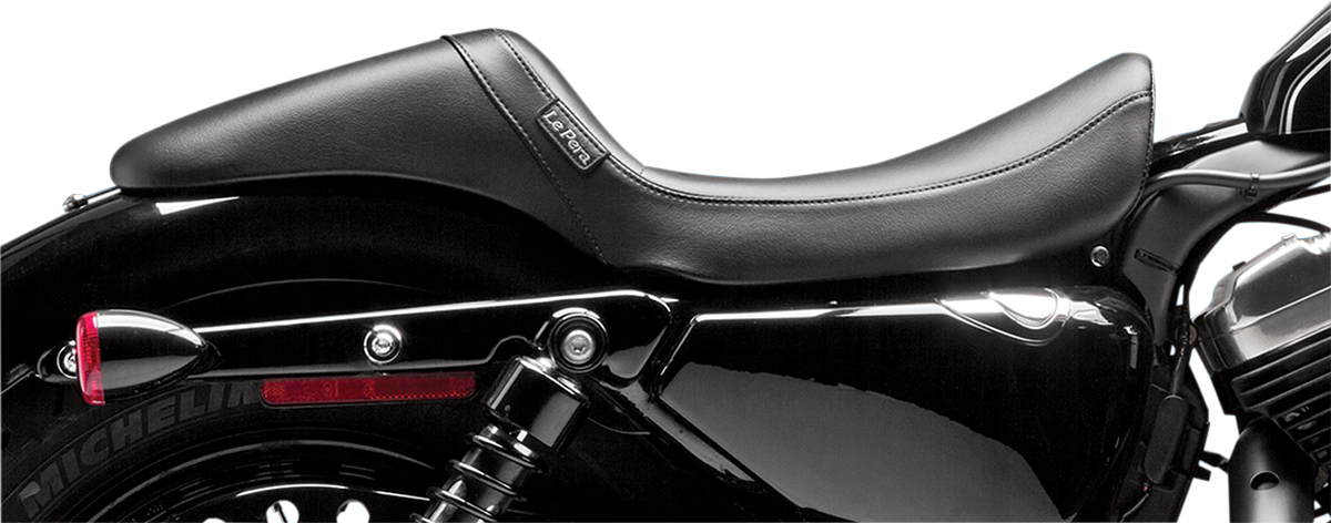 Le Pera Daytona Sport Daddy Long Legs Seat - Smooth - Black - XL '04-'22