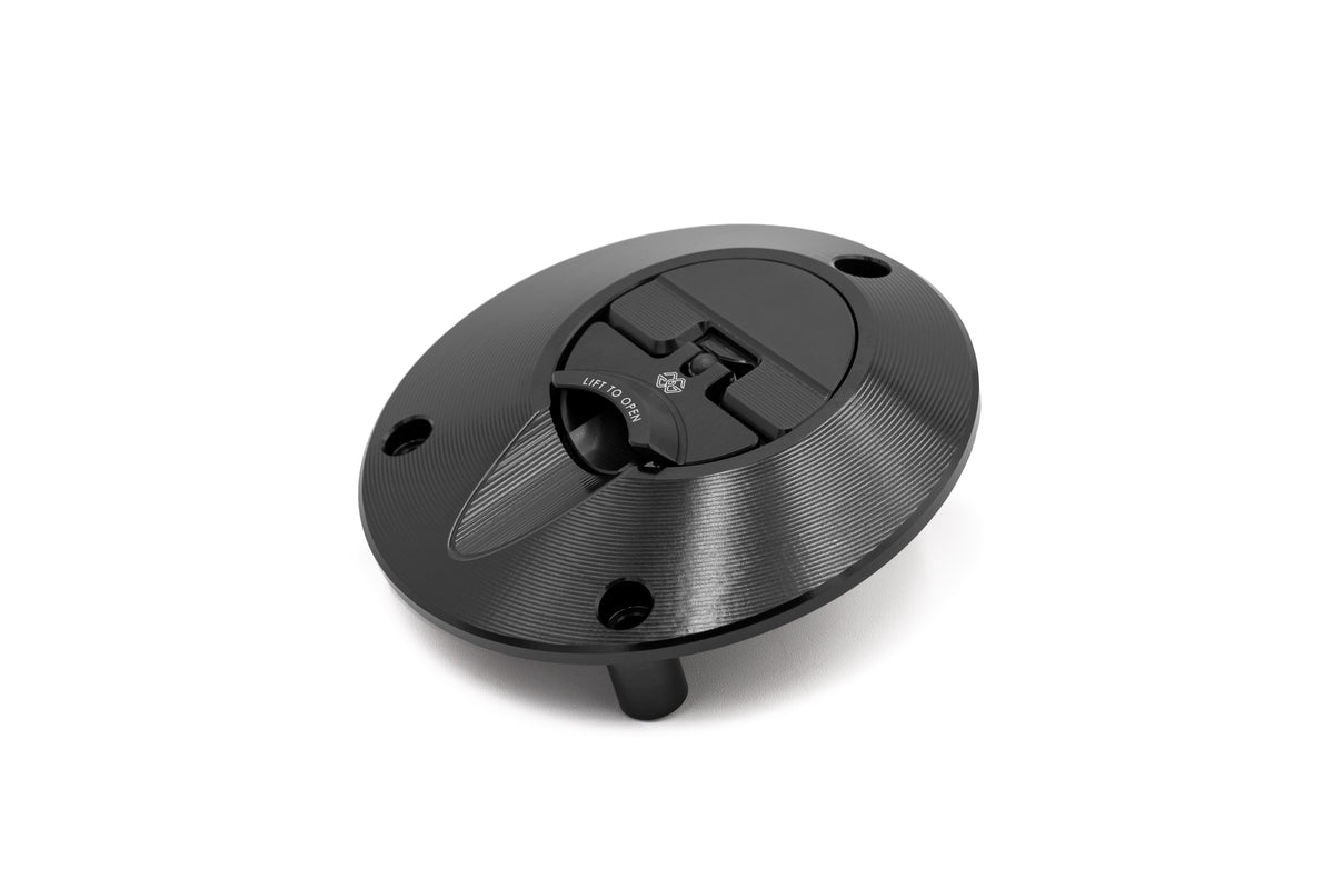 Gilles Tooling FCAP2 – Quick-Release Fuel Cap, Black