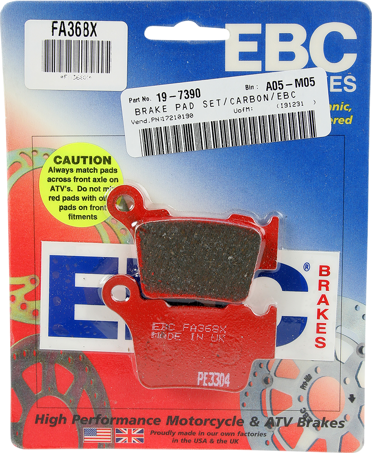 EBC Brakes Sport Carbon Brake Pads