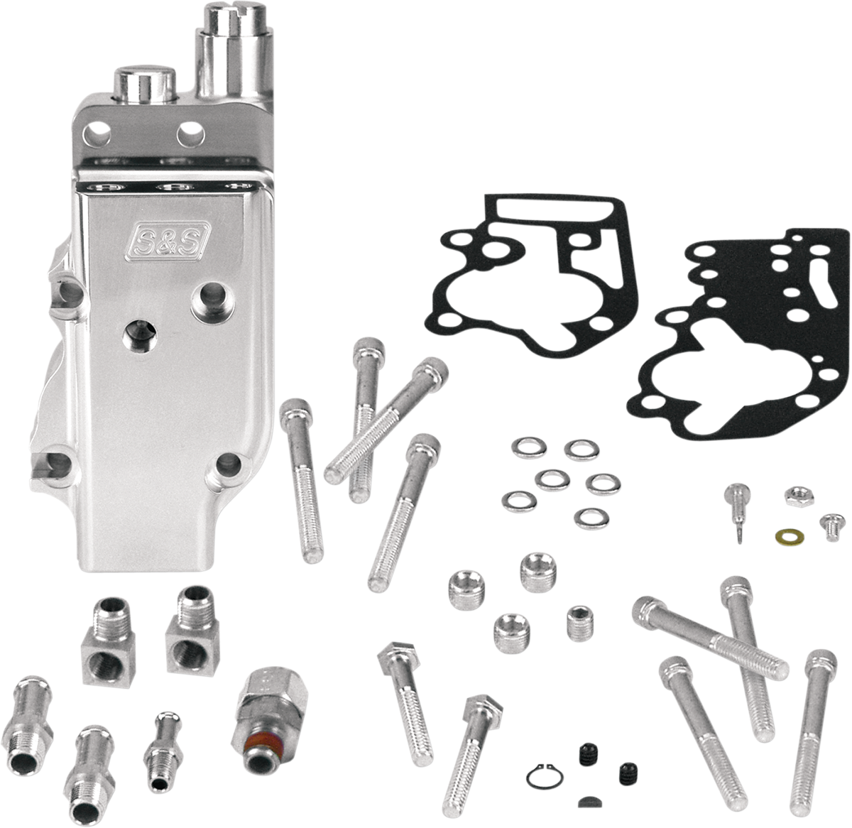 S&amp;S Cycle Billet Oil Pump - Standard Cover - '36-'69 Big Twin
