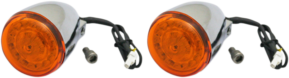 Custom Dynamics ProBEAM® Turn Signals - Chrome/Amber