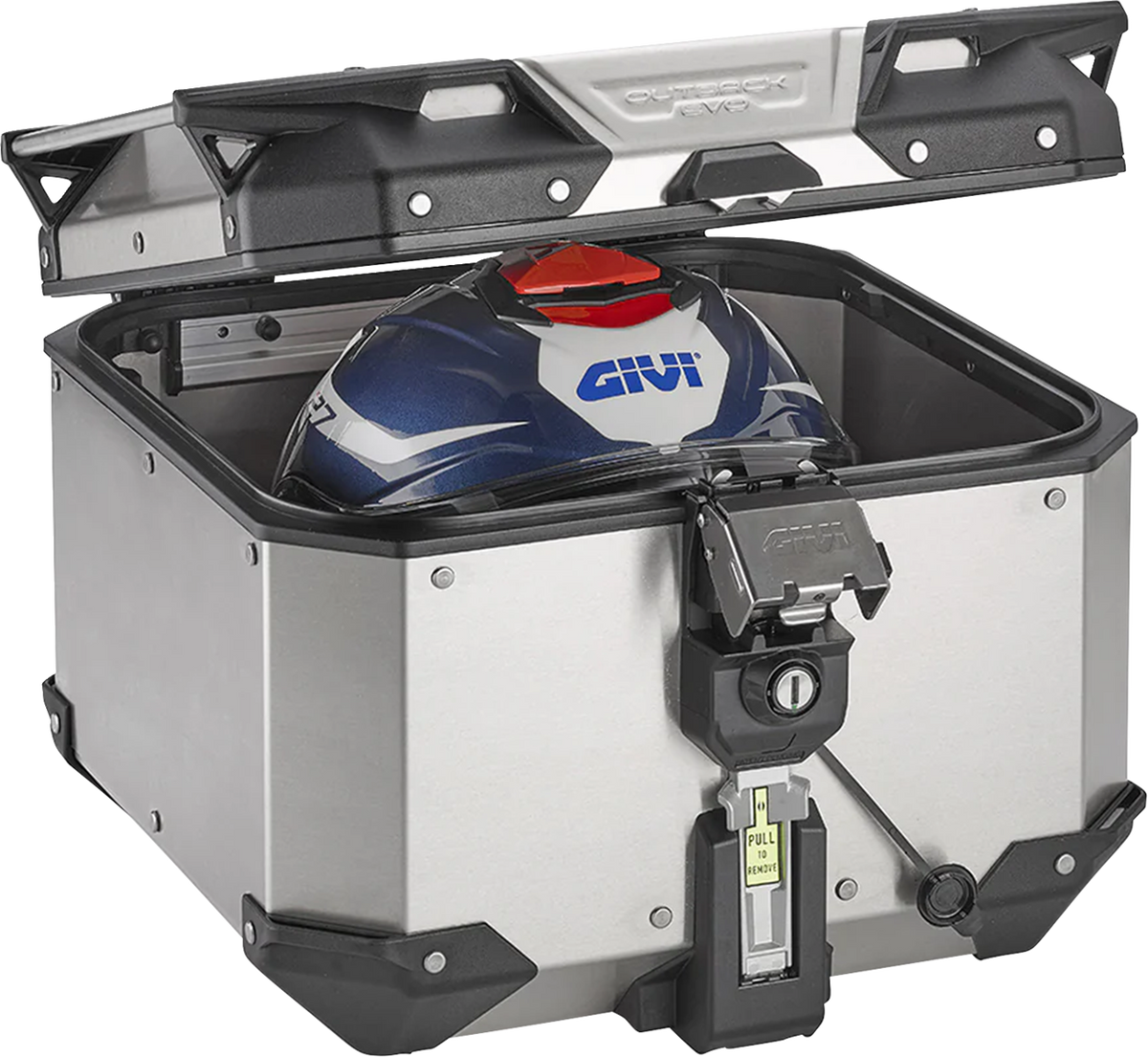 GIVI Outback Evo Top Case - 42 Liter - Silver