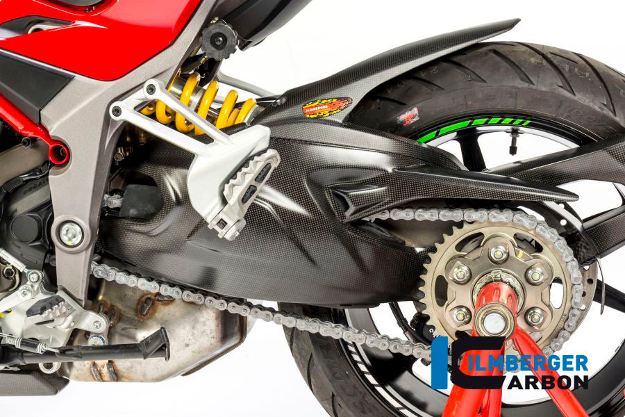 Ilmberger Carbon Swingarm Cover / Upper Chain Guard Surface