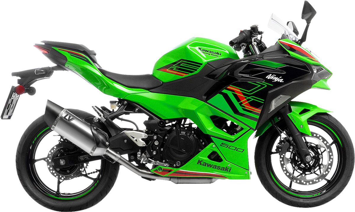 LeoVince LV-14 Slip-On Muffler - Titanium - Yamaha Tenere 700
