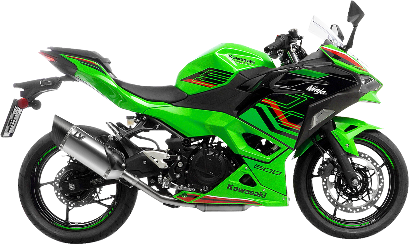 LeoVince LV-14 Slip-On Muffler - Titanium - Yamaha Tenere 700