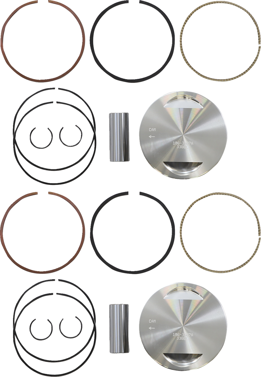 S&S Cycle Piston Kit - For 106" Big Bore Kit - 3.927" - Standard