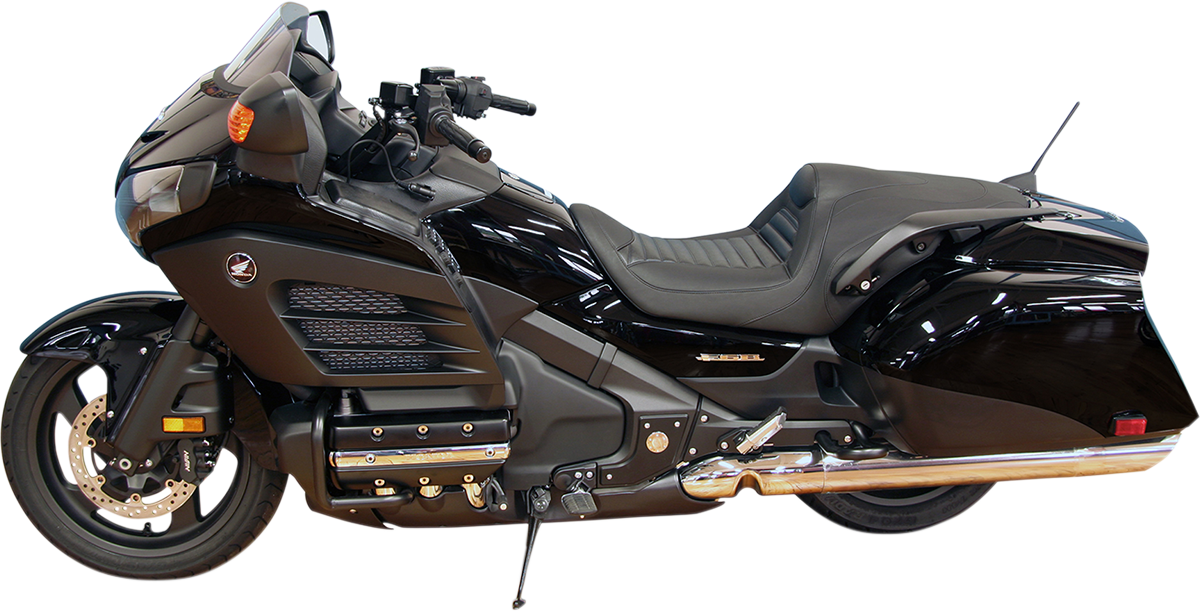 Mustang Seat - Tripper Fastback™ - Front Tuck-N-Roll - Black - F6B