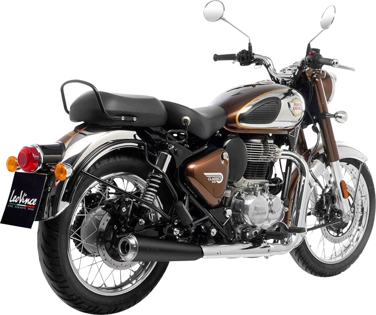 LeoVince Classic Racer Black Edition Slip-On Muffler