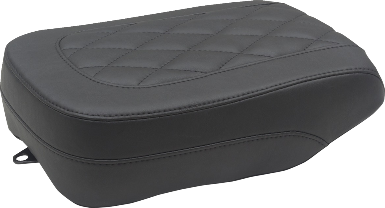 Mustang Squareback Seat - Passenger - Black - Diamond Stitch - Vulcan S '15-'23