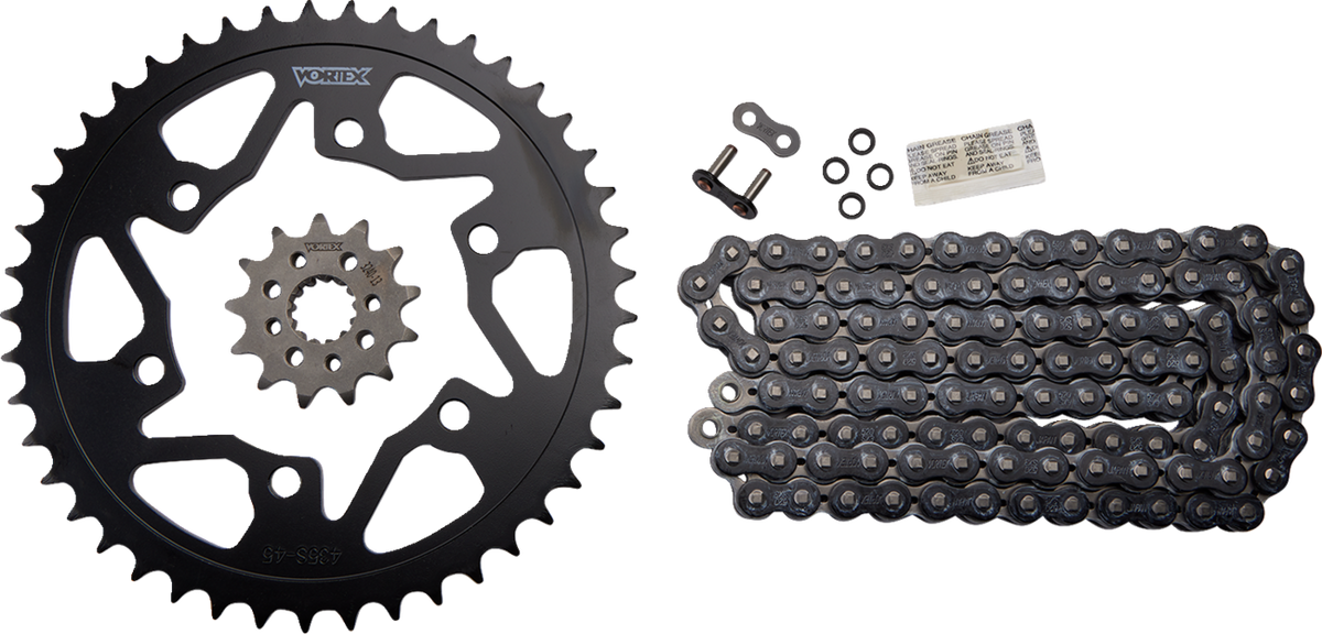 Vortex Chain And Sprocket Kit - HFRS - Black - Kawasaki EX 300 Ninja