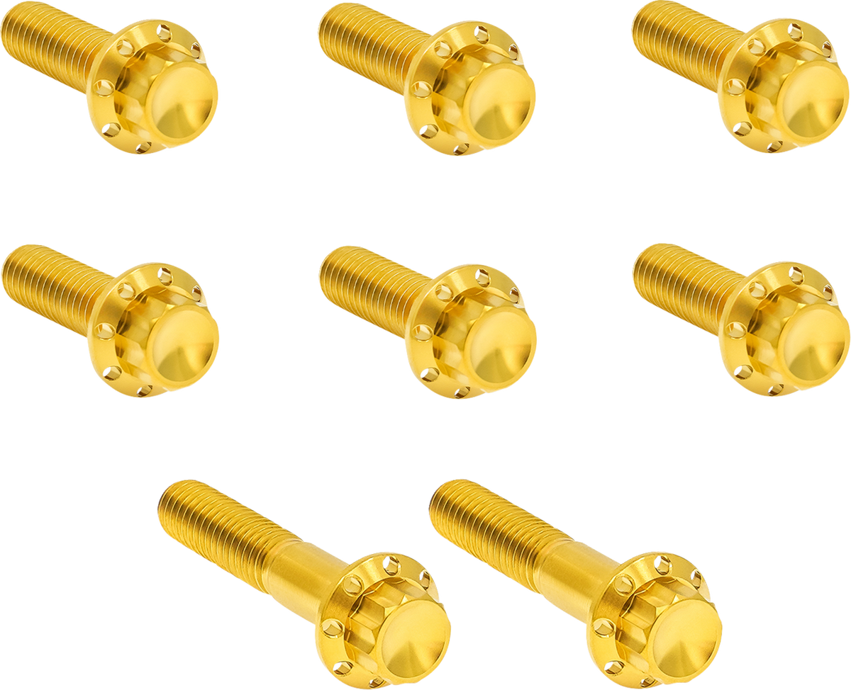 Arlen NESS Transmission Trap Door Titanium 12-Point Bolt Kit — For 6-Speed Transmission