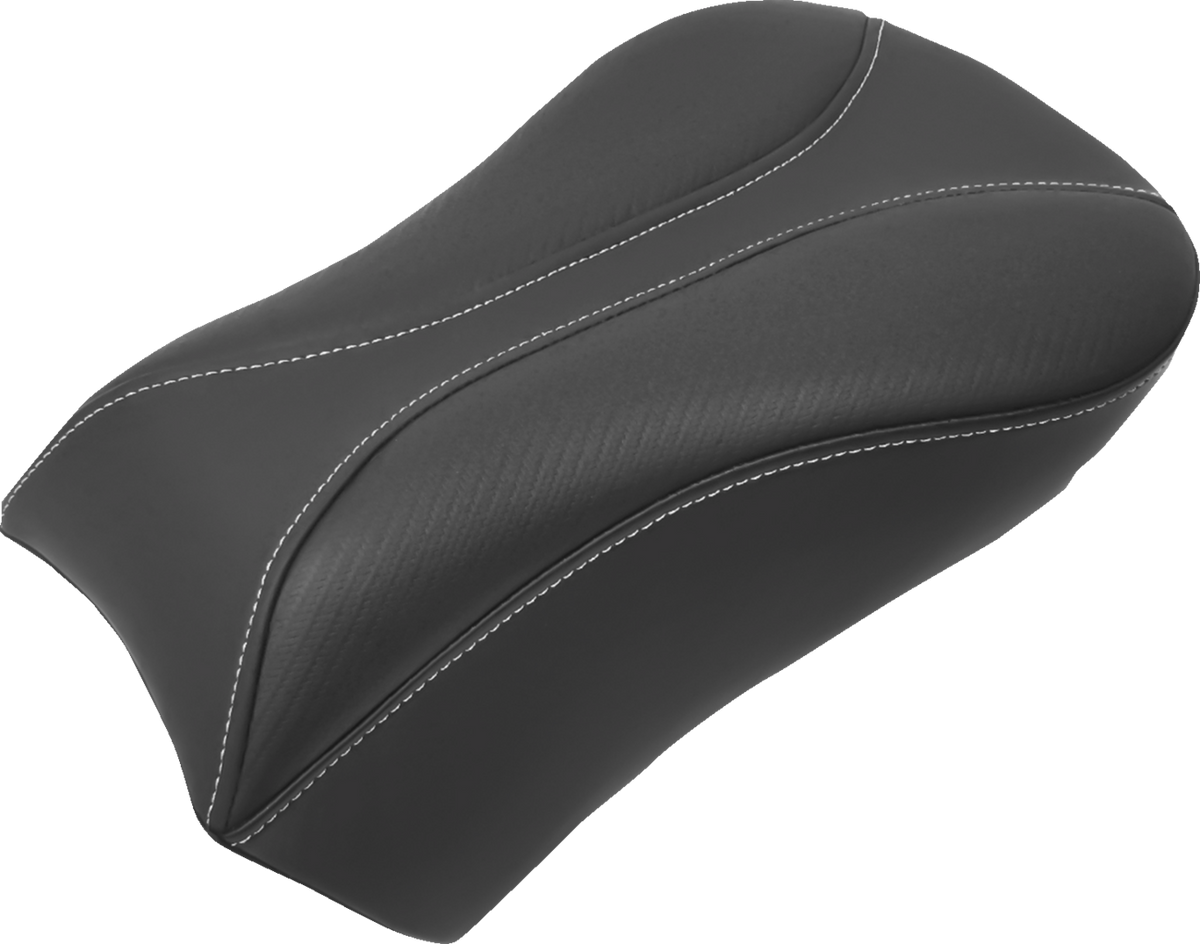 Saddlemen Dominator Pillion Pad - Standard Reach - Black W/ Gray Stitching - FL/FX '06-'17