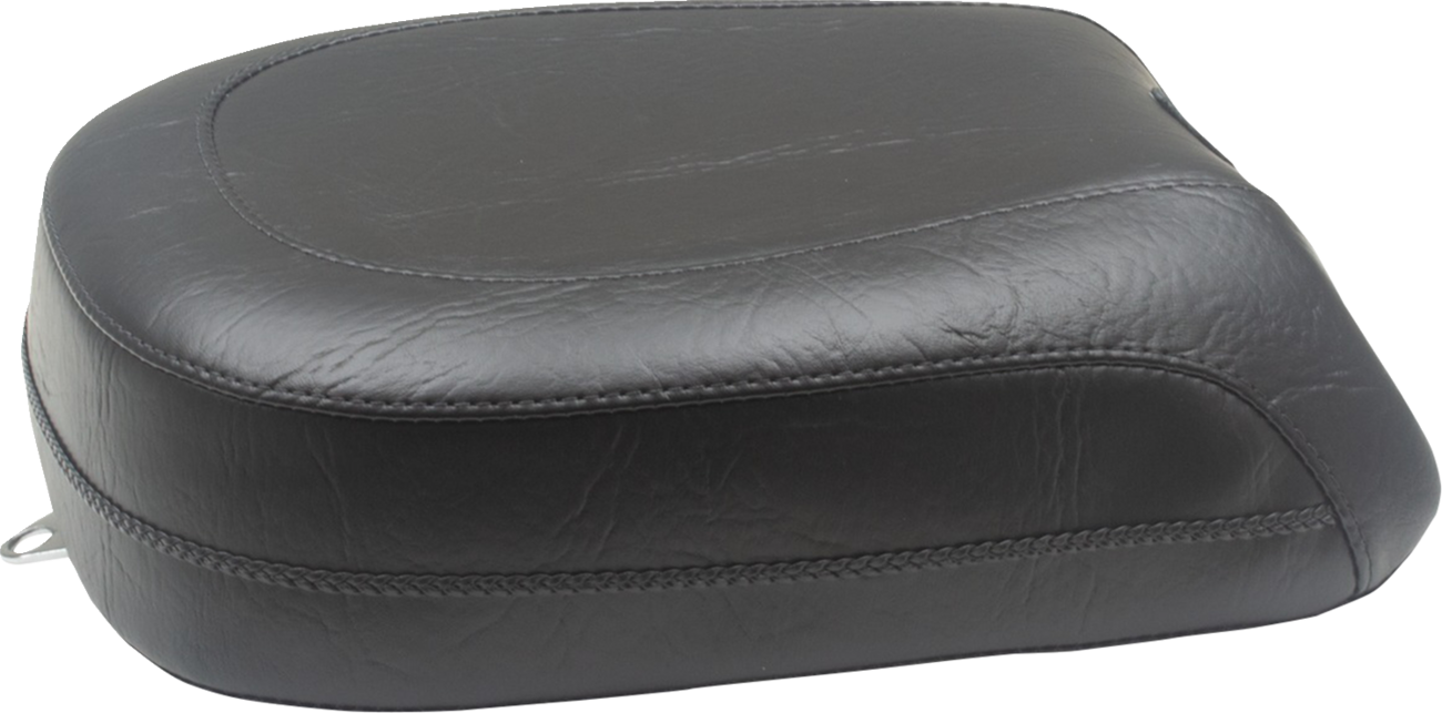 Mustang Recessed Wide Touring Seat - Passenger - Black W/O Studs - C90T '15-'19
