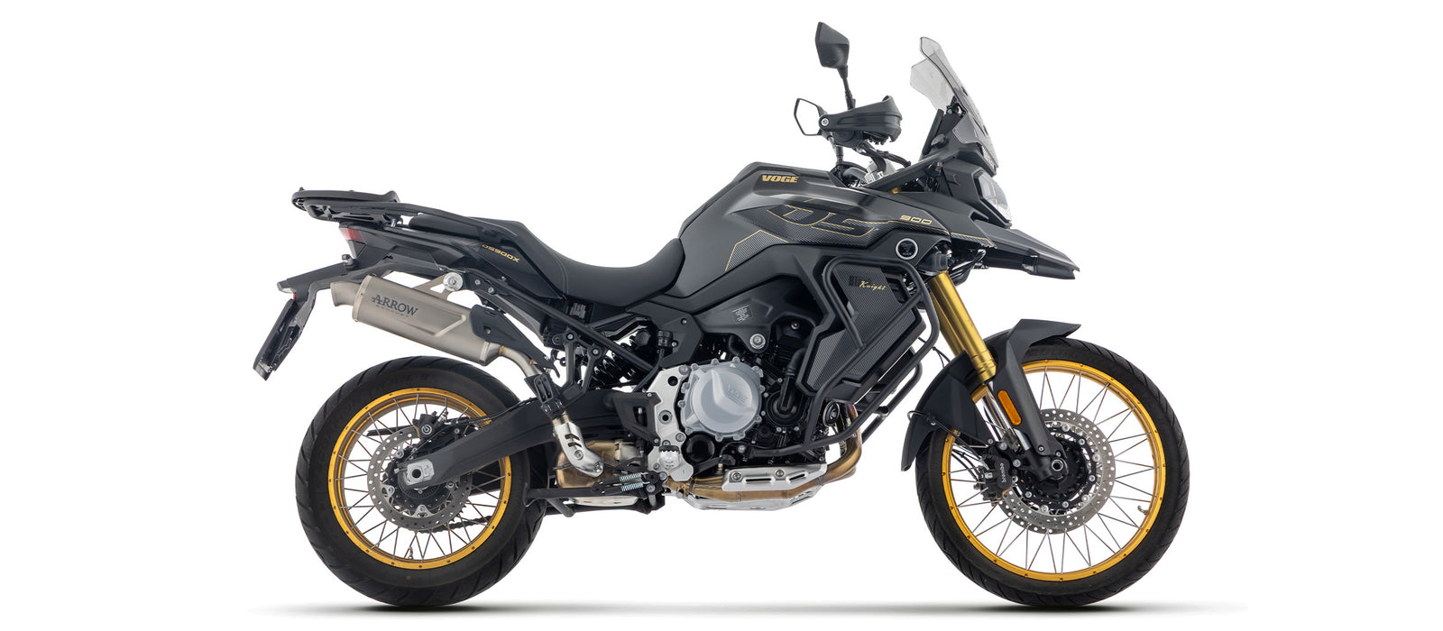 72654PO Indy Race Evo Titanium Slip On With Steel End Cap