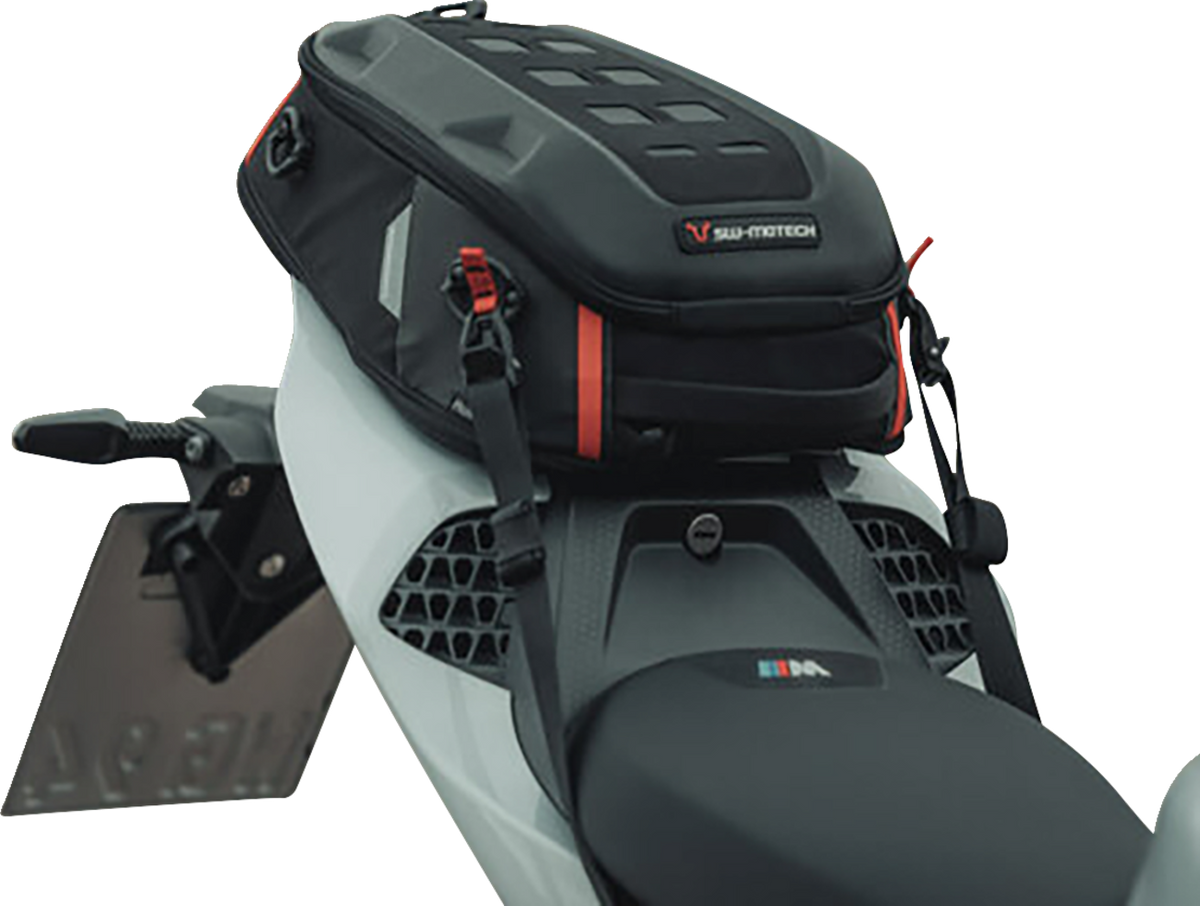 SW-Motech PRO Roadpack Tail Bag - 8 To 14 Liter - Black/Anthracite